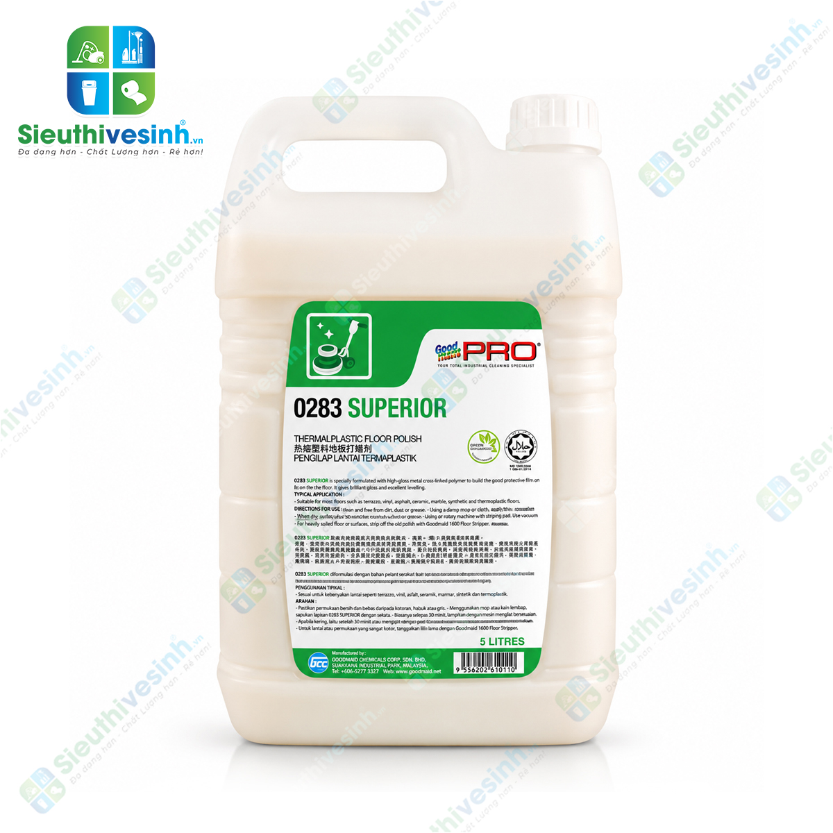 Hóa chất phủ bóng sàn Goodmaid Pro GMP 0283 SUPERIOR