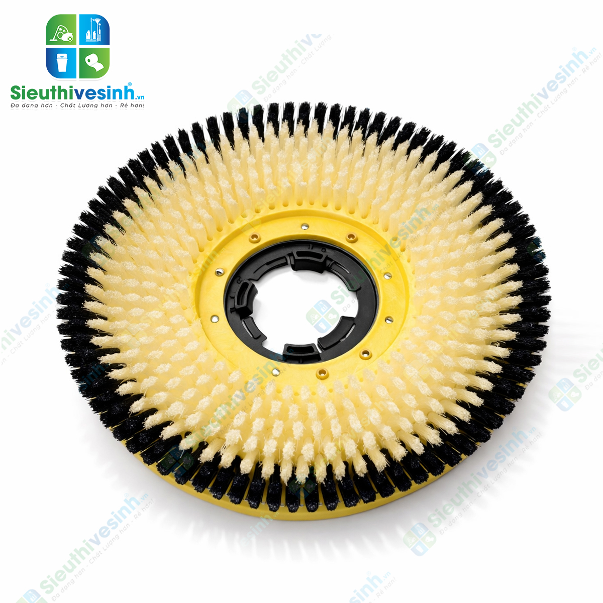 Bàn chải chà sàn mềm khóa nhựa 17 inch