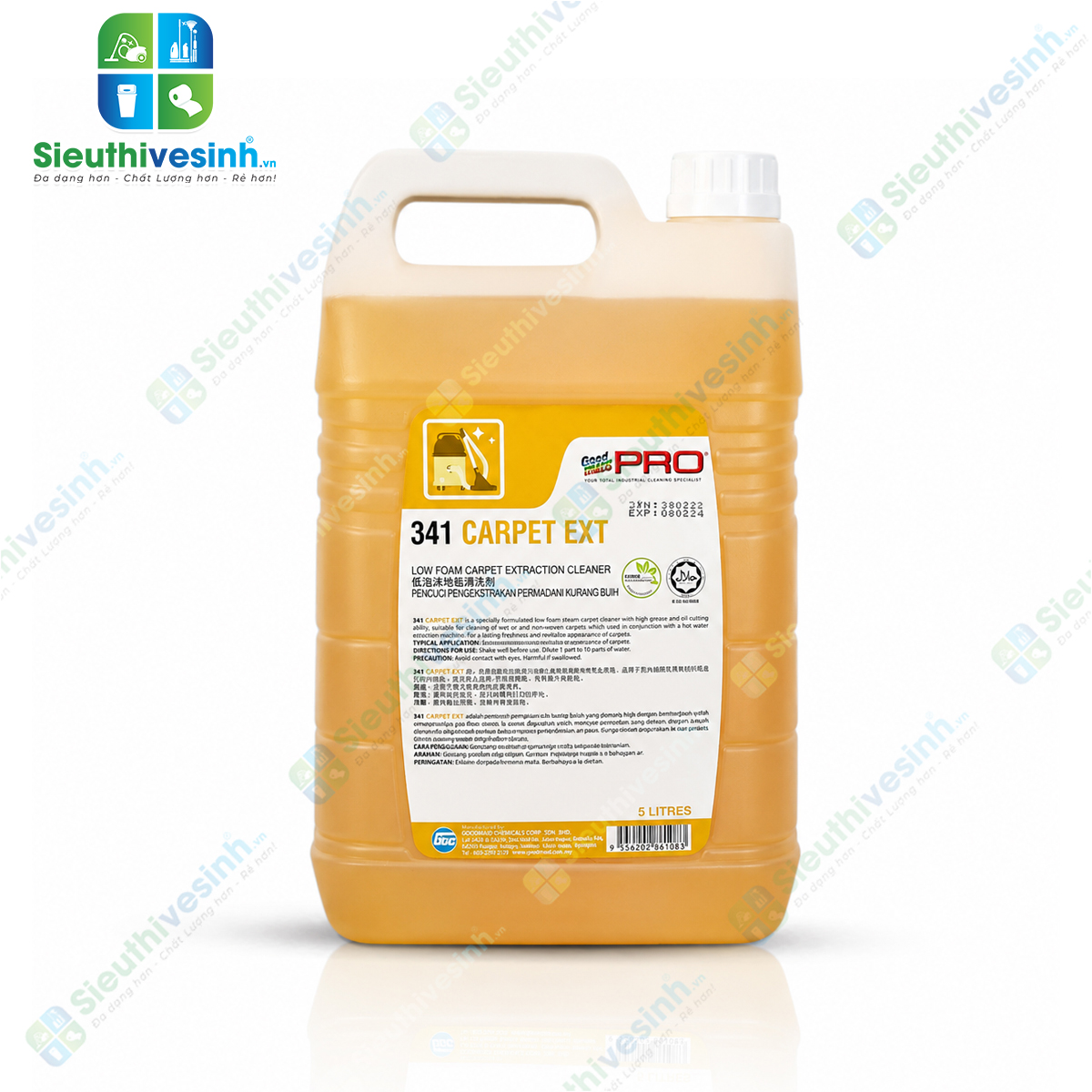 Hóa chất giặt thảm Goodmaid PRO GMP 341 CARPET EXT