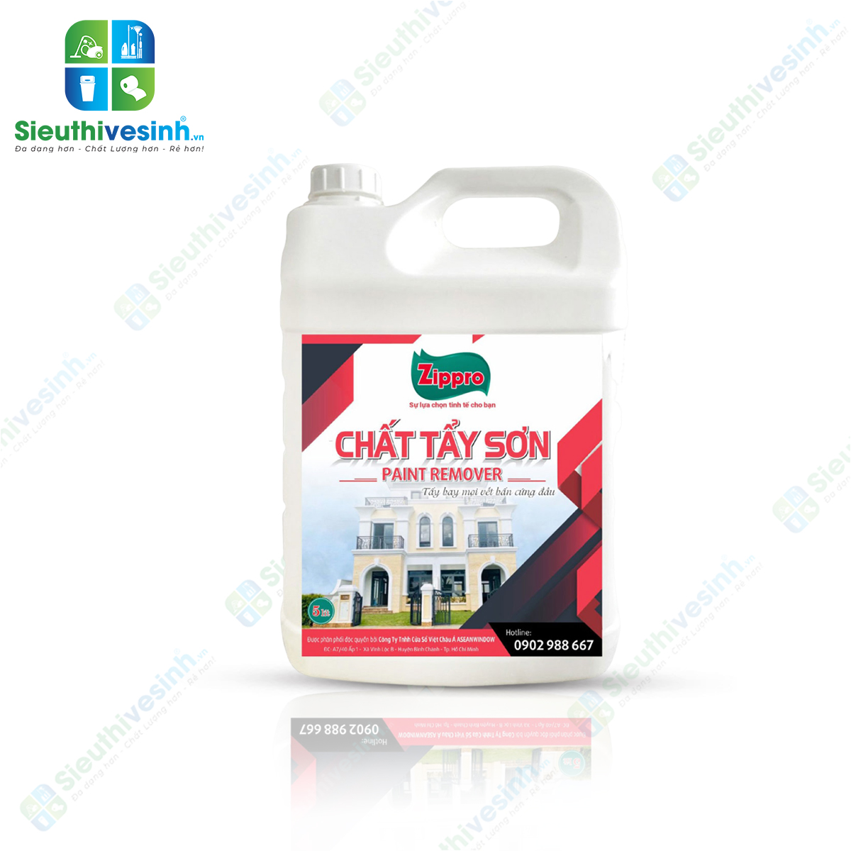 Chất tẩy sơn Zippro 5lít