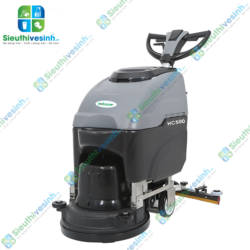 Máy chà sàn liên hợp Hiclean HC500 dùng để chà rửa và hút nước bẩn trên sàn.