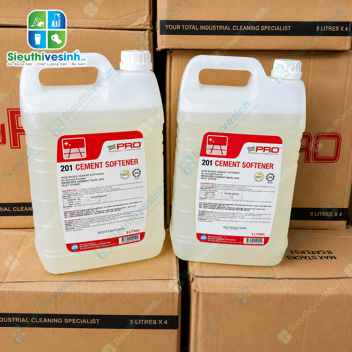 Chất làm mềm xi măng Goodmaid PRO Cement Softener GMP 201 - 5L