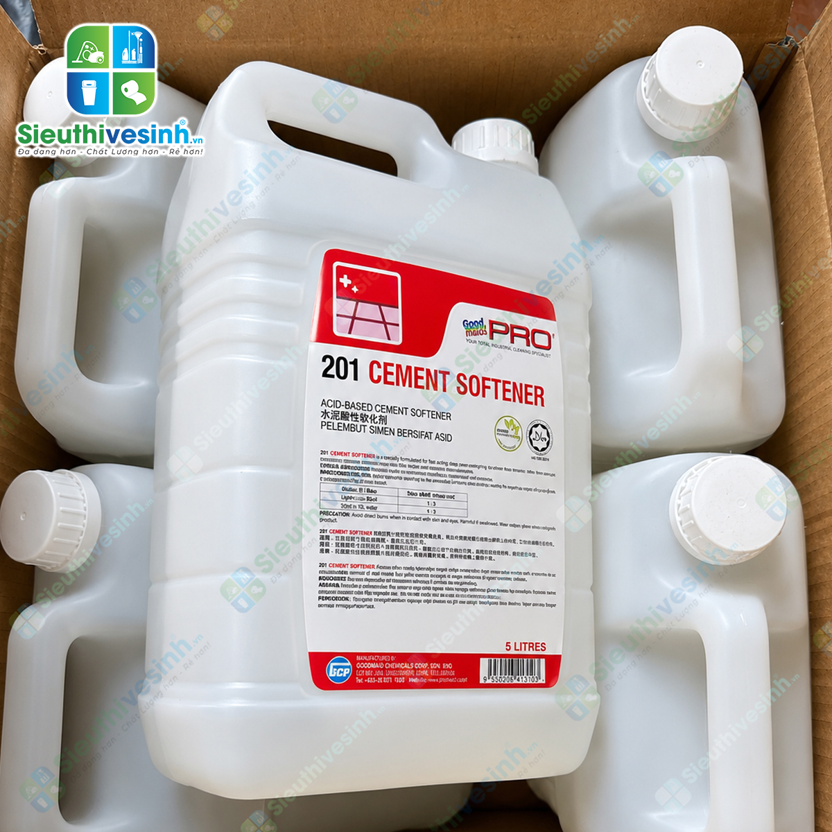 Chất làm mềm xi măng Goodmaid PRO Cement Softener GMP 201 - 5L
