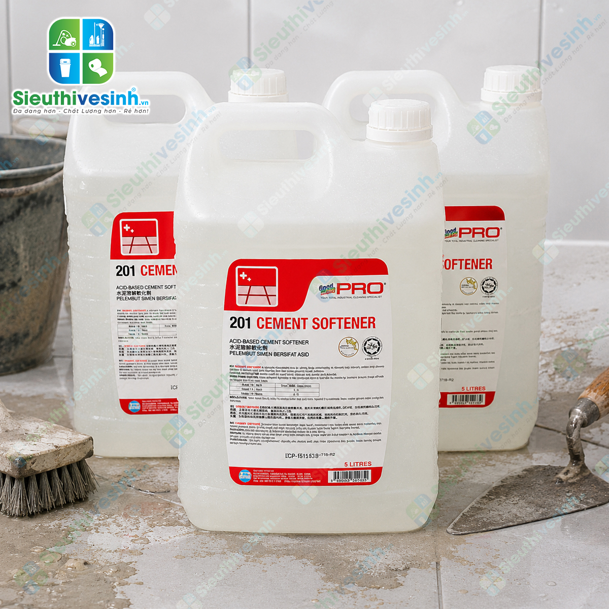 Chất làm mềm xi măng Goodmaid PRO Cement Softener GMP 201 - 5L