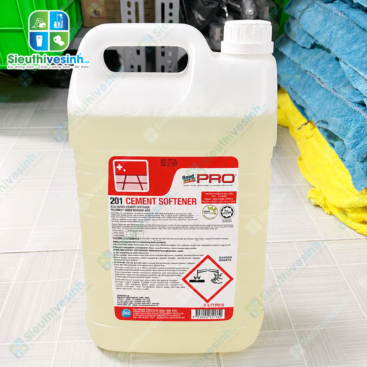 Chất làm mềm xi măng Goodmaid PRO Cement Softener GMP 201 - 5L