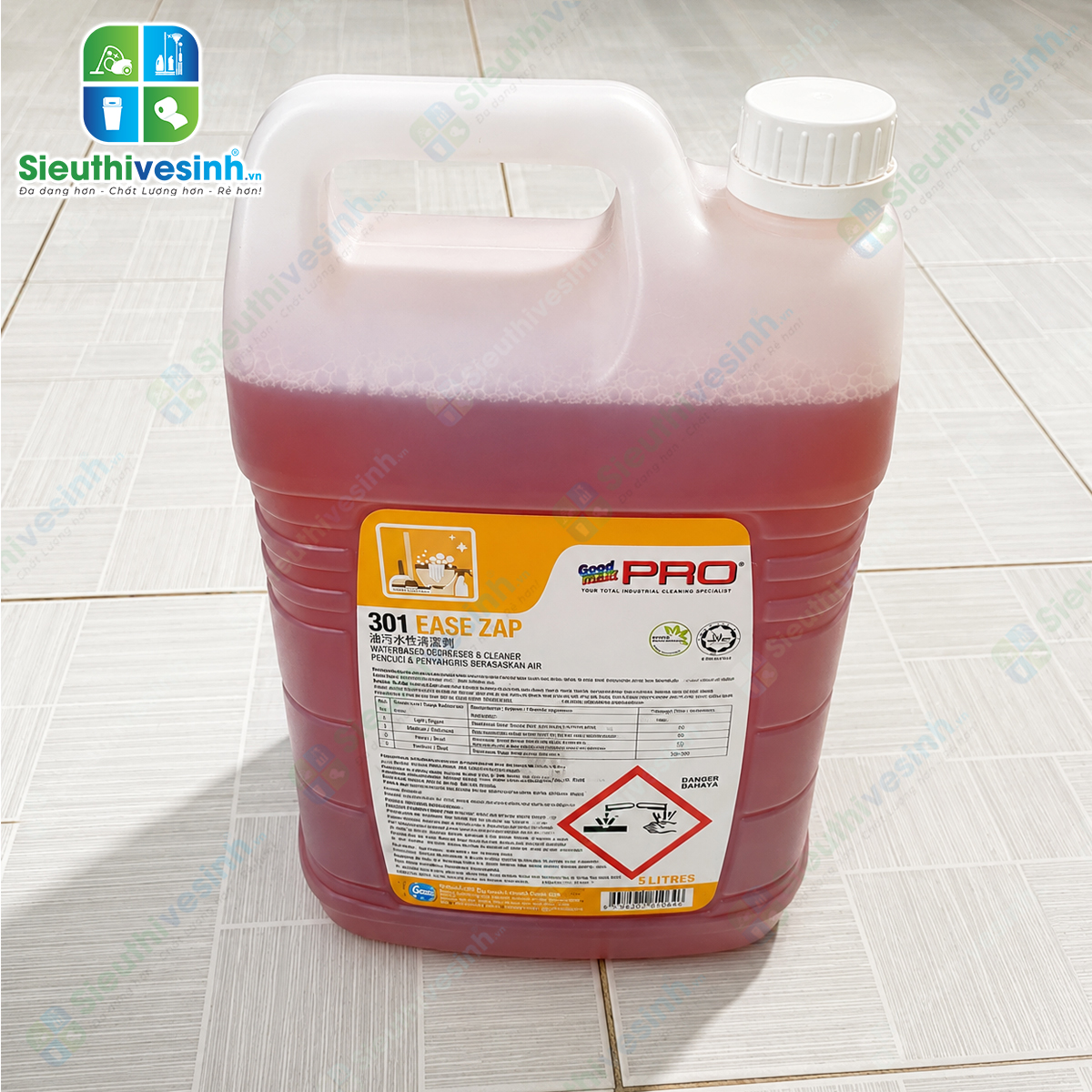 Dung dịch tẩy rửa dầu mỡ Goodmaid Pro GMP 301 EASE ZAP