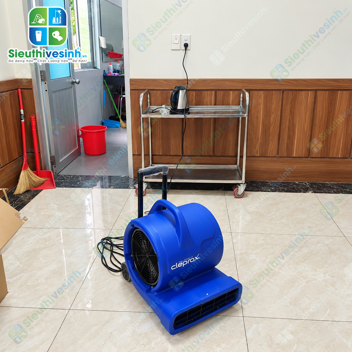 Máy sấy thổi thảm sàn CleproX DC100 1000W 3 tốc độ