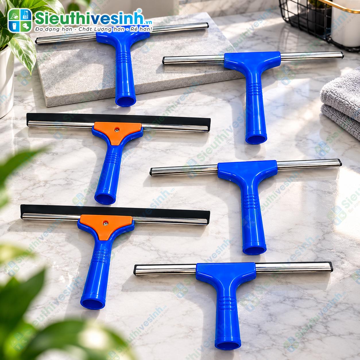 Tay gạt kính nhôm 35cm dùng gạt nước cửa kính, gương và bề mặt phẳng.