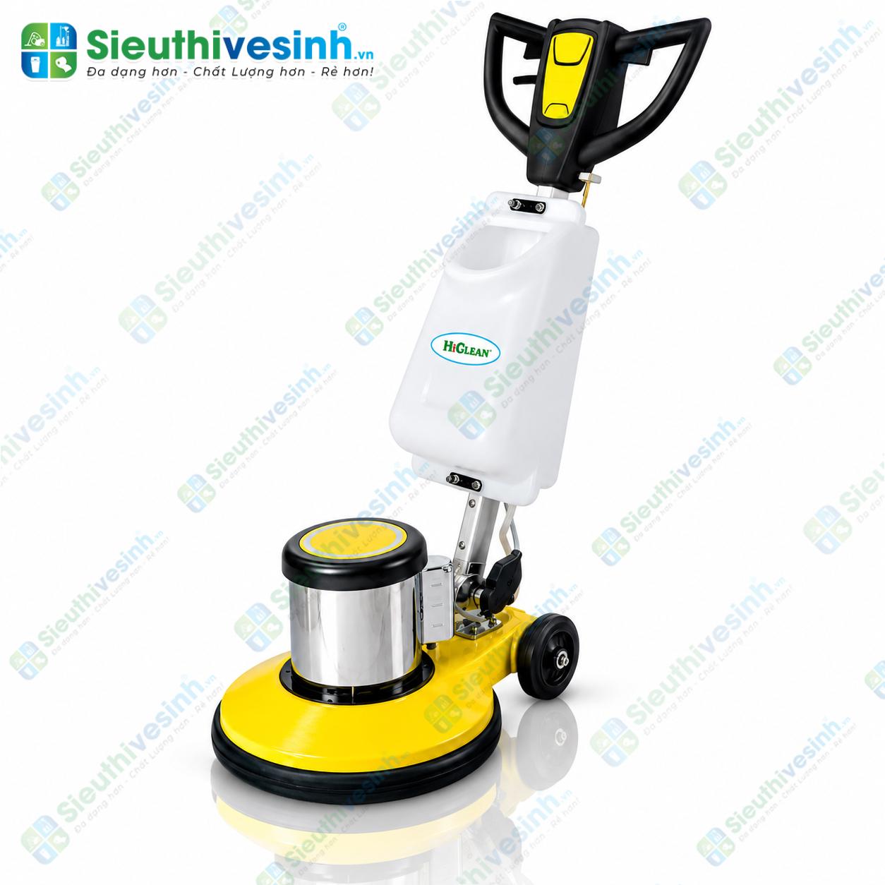 Máy chà sàn công nghiệp HiClean HC522A 1500W dùng chà sàn, giặt thảm và đánh bóng sàn.
