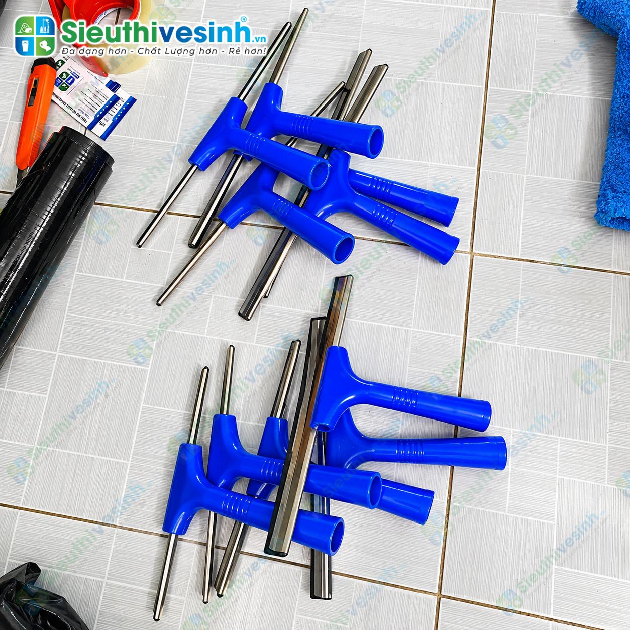 Tay gạt kính nhôm 35cm dùng gạt nước cửa kính, gương và bề mặt phẳng.