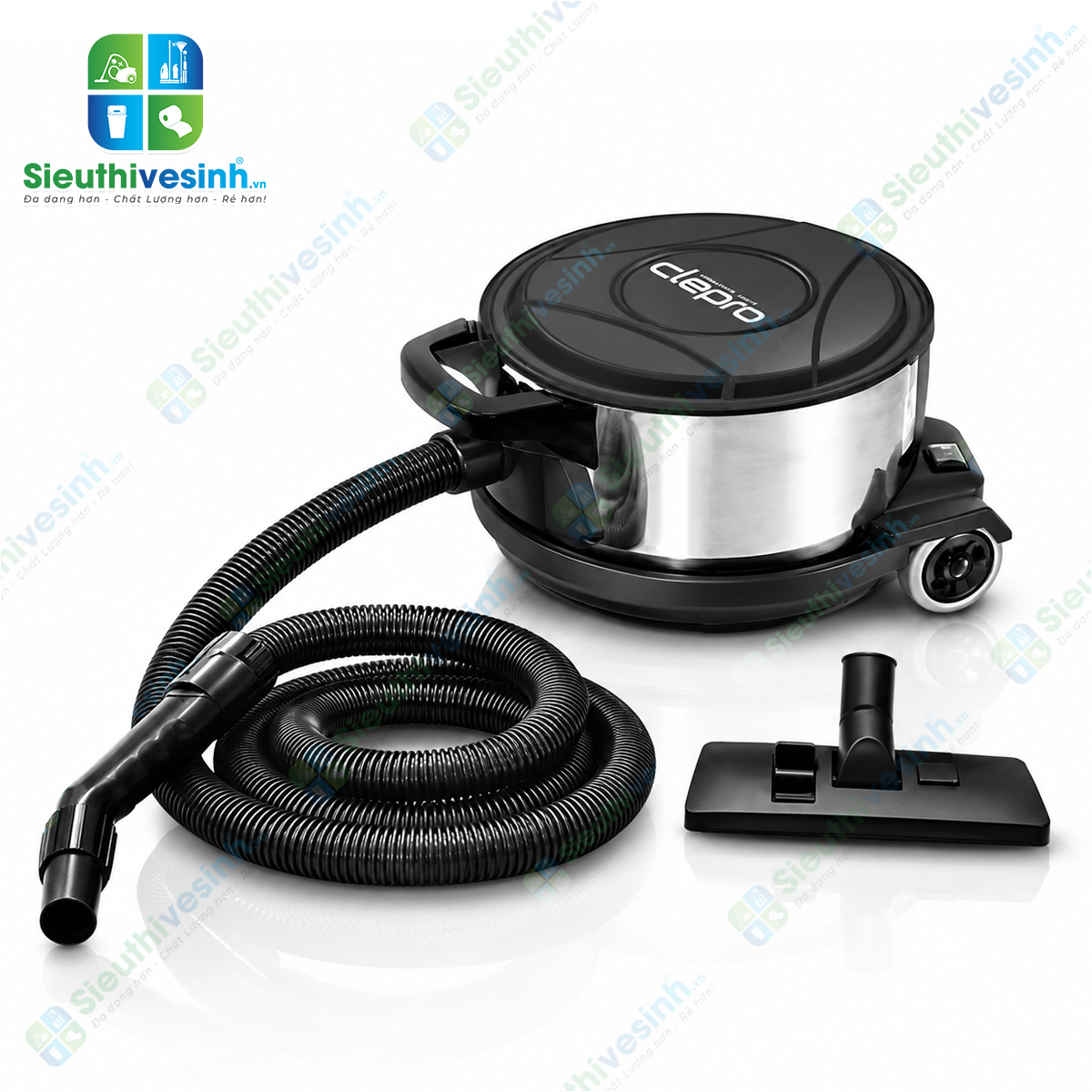Máy hút bụi không ồn Clepro CP-101 được thiết kế dành riêng cho khách sạn, văn phòng và những khu vực yêu cầu môi trường làm việc yên tĩnh.