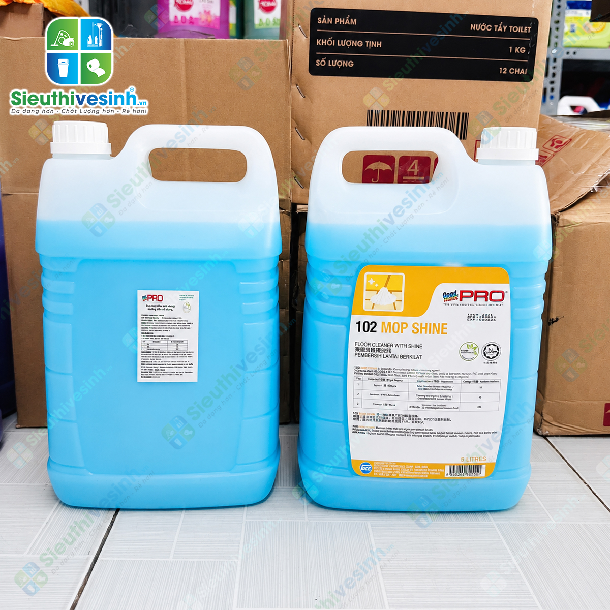Nước lau sàn Goodmaid Pro GMP 102 Mop Shine 5L