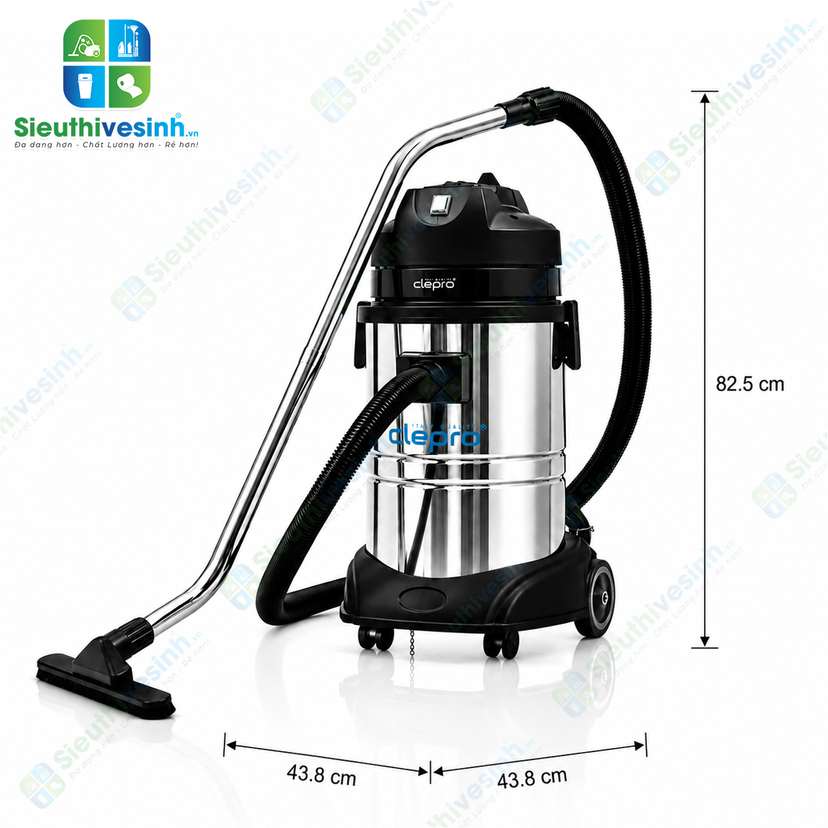 Máy hút bụi khô và ướt Clepro S1/30