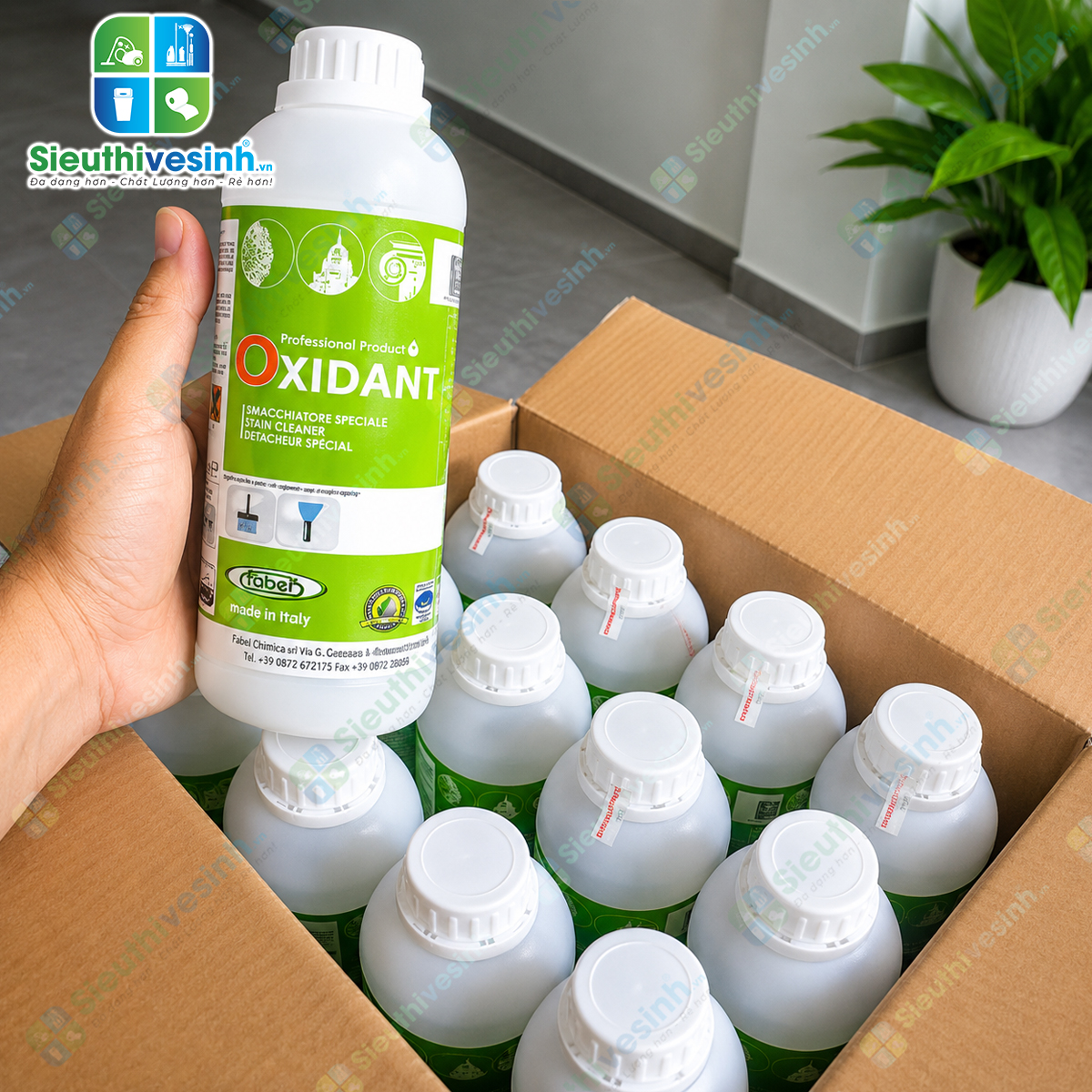 Hóa chất hút ố trên đá Oxidant