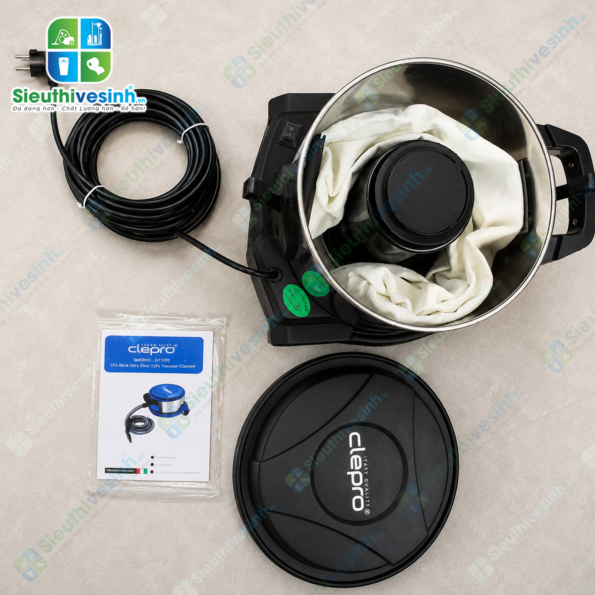 Máy hút bụi không ồn Clepro CP-101 được thiết kế dành riêng cho khách sạn, văn phòng và những khu vực yêu cầu môi trường làm việc yên tĩnh.