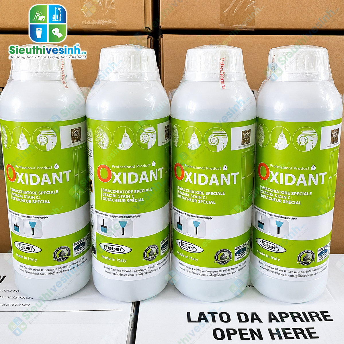 Hóa chất hút ố trên đá Oxidant