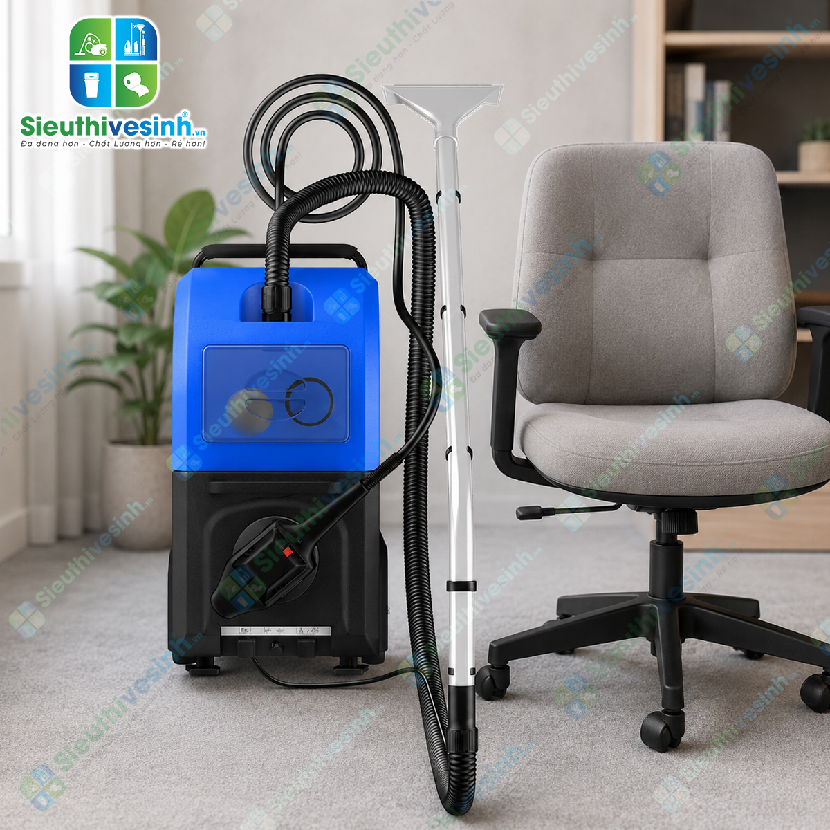Máy giặt ghế Sofa CLEPRO C1/18F sử dụng công nghệ phun hút hiện đại giúp làm sạch sâu ghế sofa, thảm, nệm và nội thất ô tô.