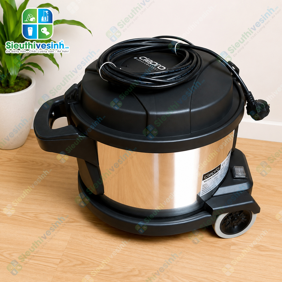 Máy hút bụi không ồn Clepro CP-101 được thiết kế dành riêng cho khách sạn, văn phòng và những khu vực yêu cầu môi trường làm việc yên tĩnh.