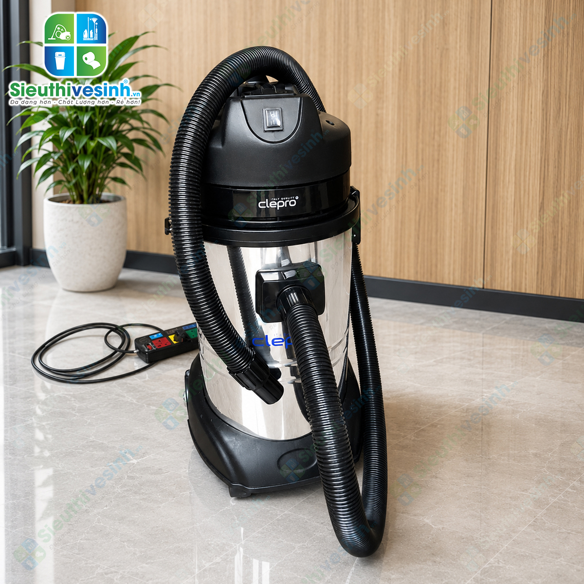 Máy hút bụi khô và ướt Clepro S1/30