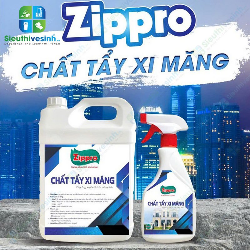 Chất tẩy xi măng Zippro 500ml - Hình 5