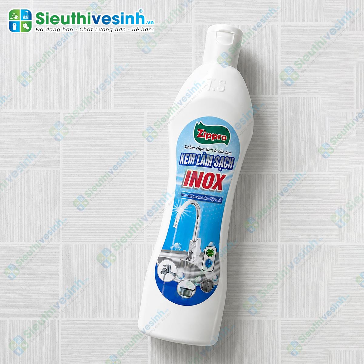 Zippro vệ sinh inox 500ml