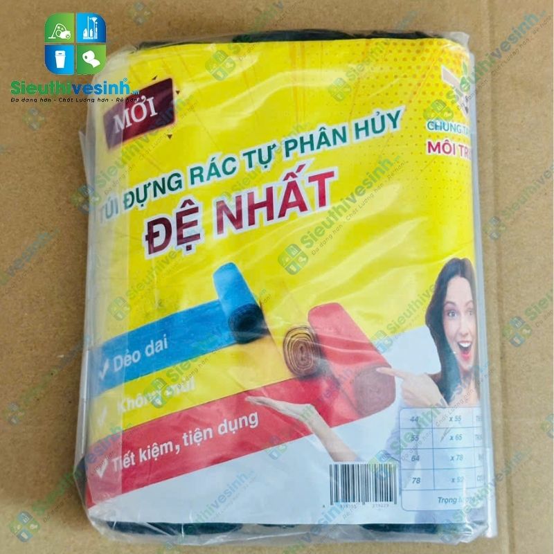 Túi đựng rác đen Đệ Nhất trung 55x65cm (1kg/3 cuộn) - Hình 2