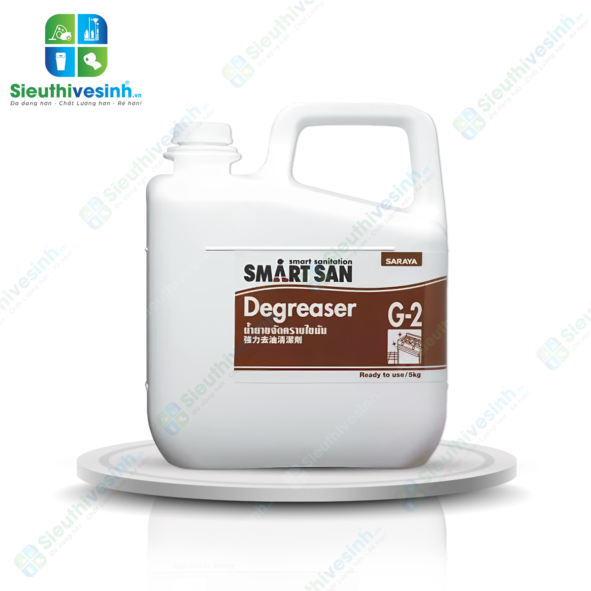 Dung Dịch Tẩy Rửa Dầu Mỡ Degreaser G2 – Hiệu Quả Mạnh Mẽ, An Toàn, Tiết Kiệm