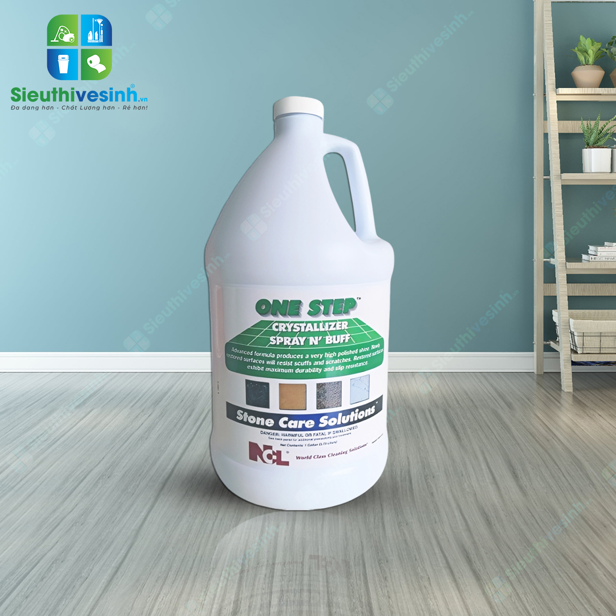 Hoá chất đánh bóng sàn ONE STEP