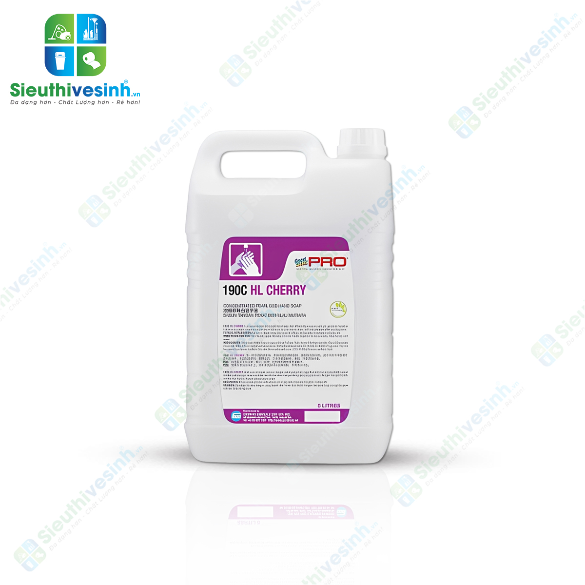 Nước rửa tay hương đào GMP 190C HL CHERRY