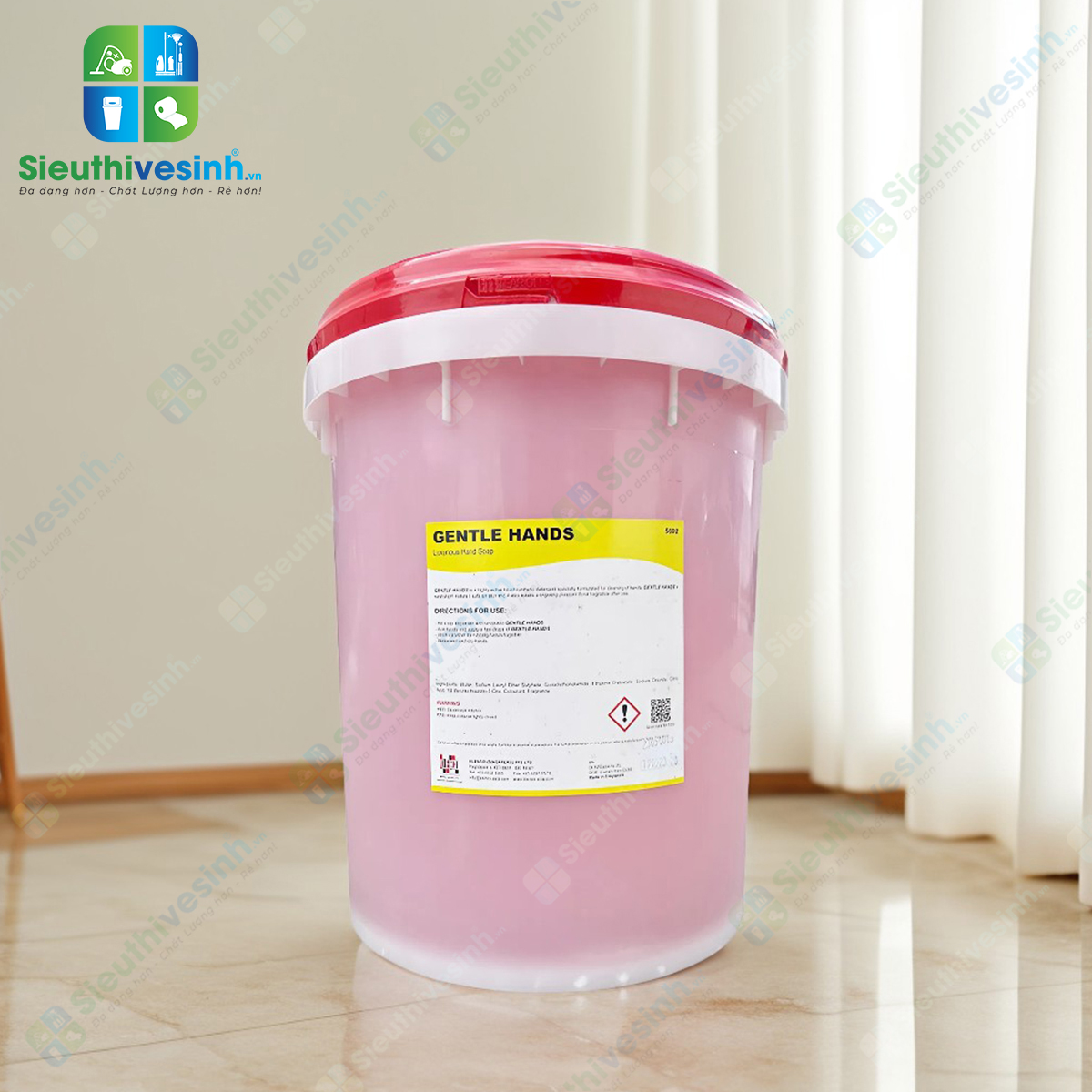 Nước rửa tay diệt khuẩn cao cấp Klenco Gentle Hand can 20 lít