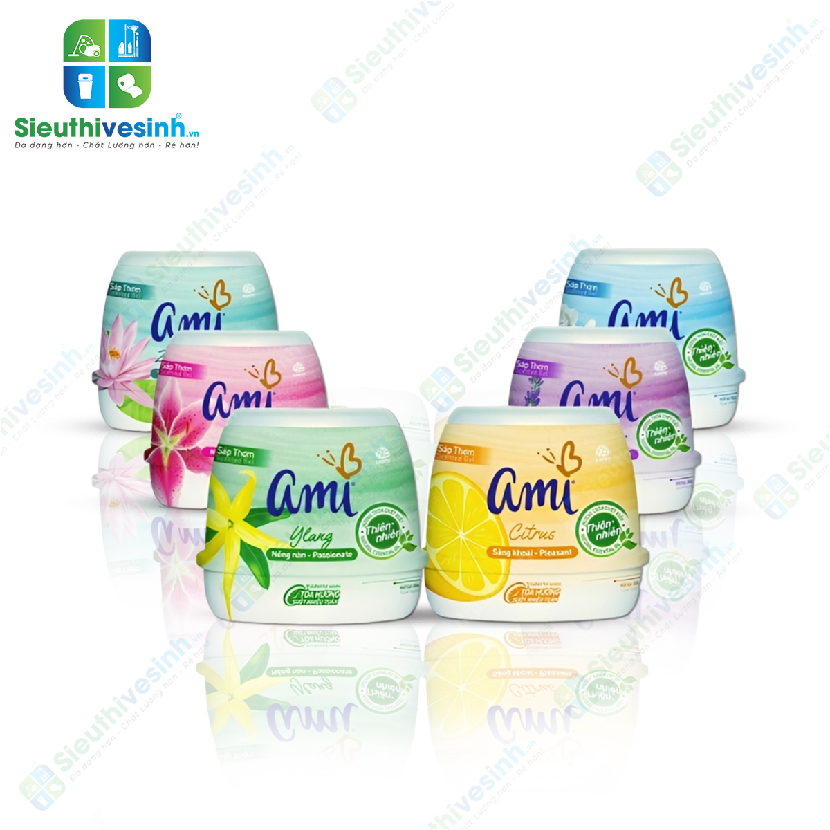 Sáp thơm phòng Ami hộp 200g