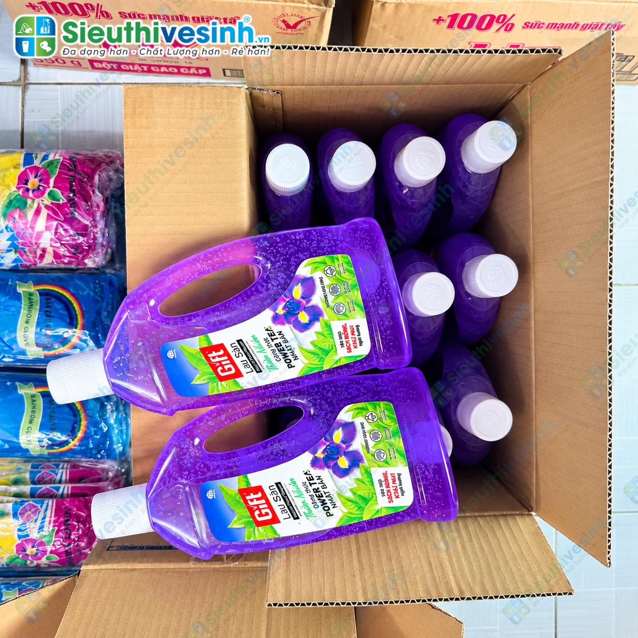 Chai nước lau sàn Gift dung tích 1L dùng vệ sinh sàn nhà