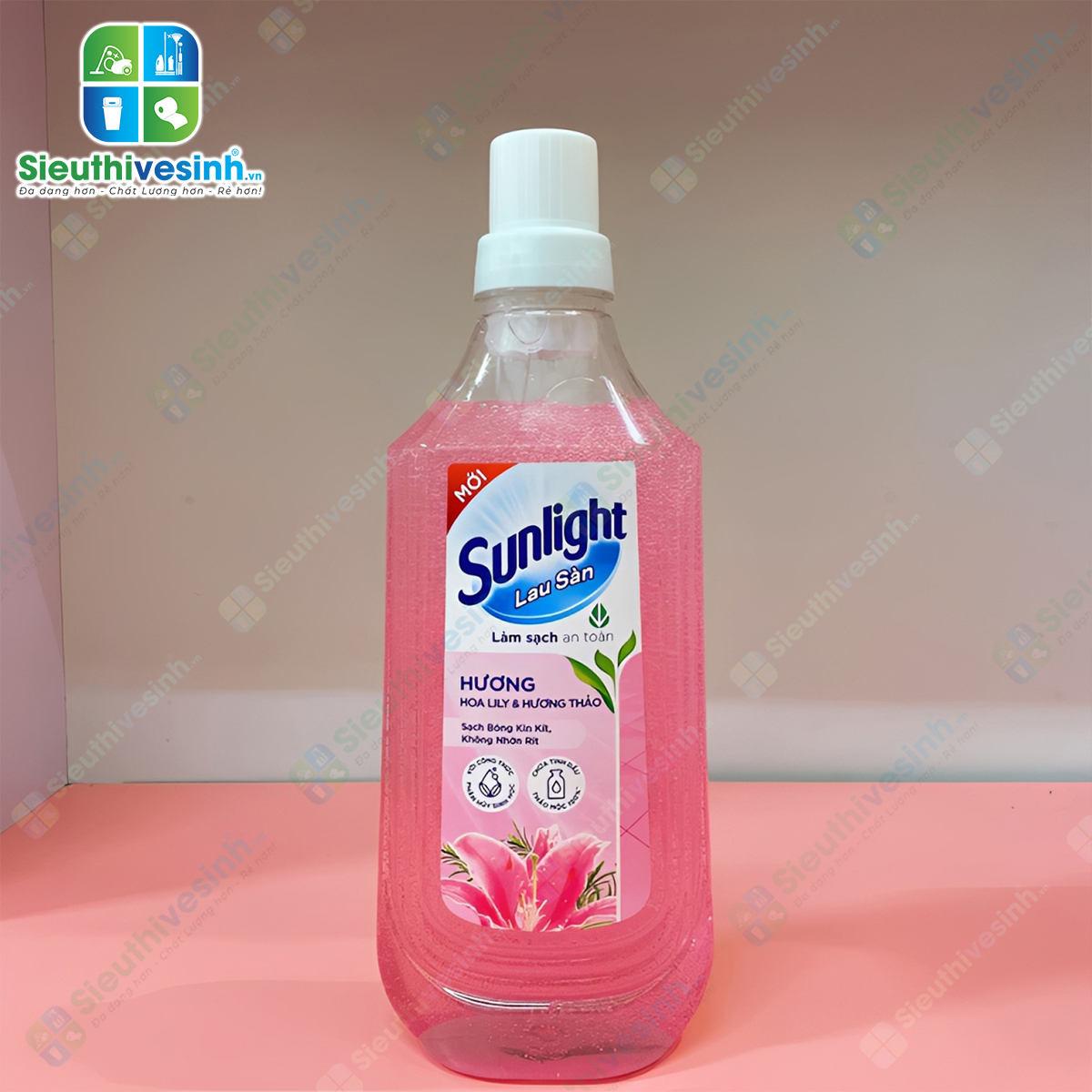 nước lau sàn, sunlight lily, nước lau sàn 1kg