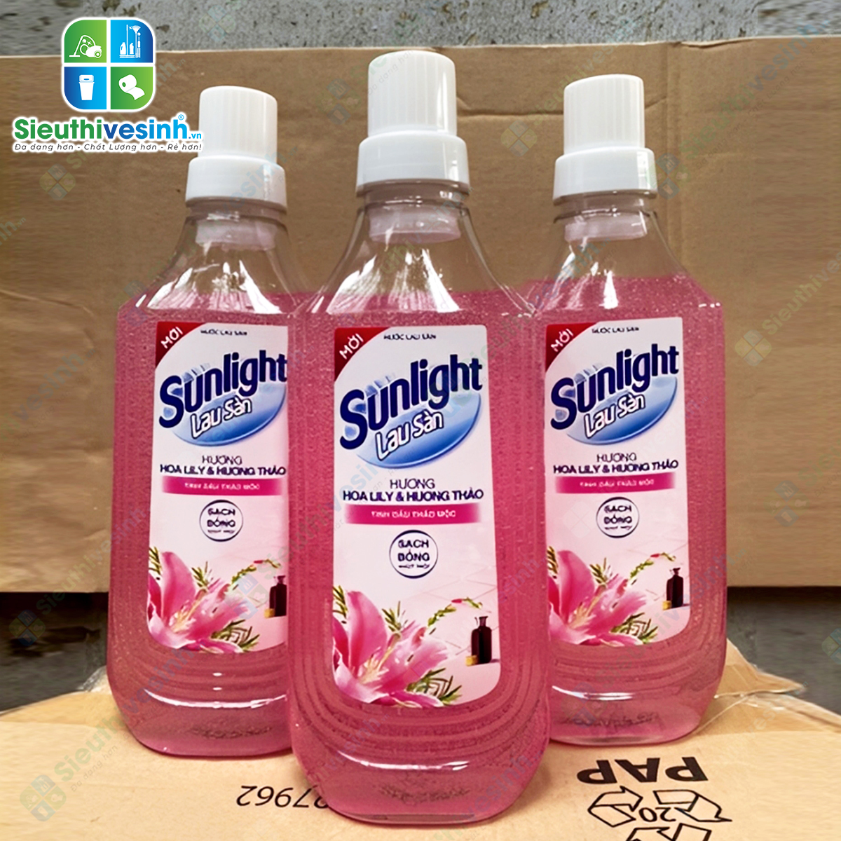 nước lau sàn, sunlight lily, nước lau sàn 1kg