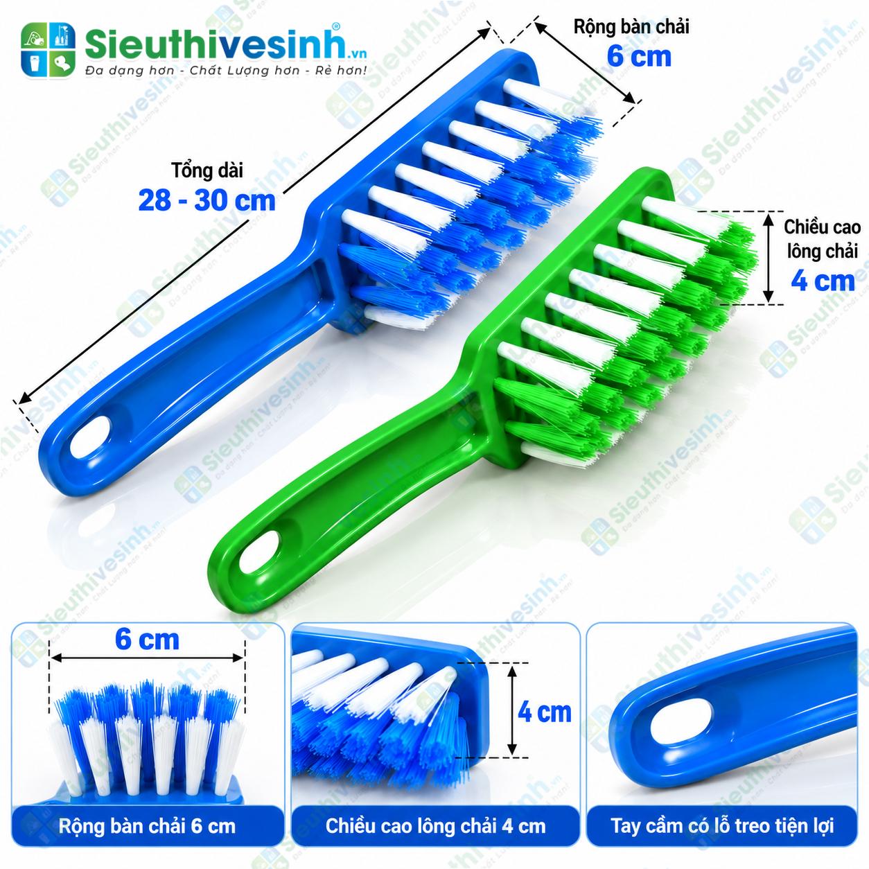 Bàn chải cọ sàn tay cầm dài