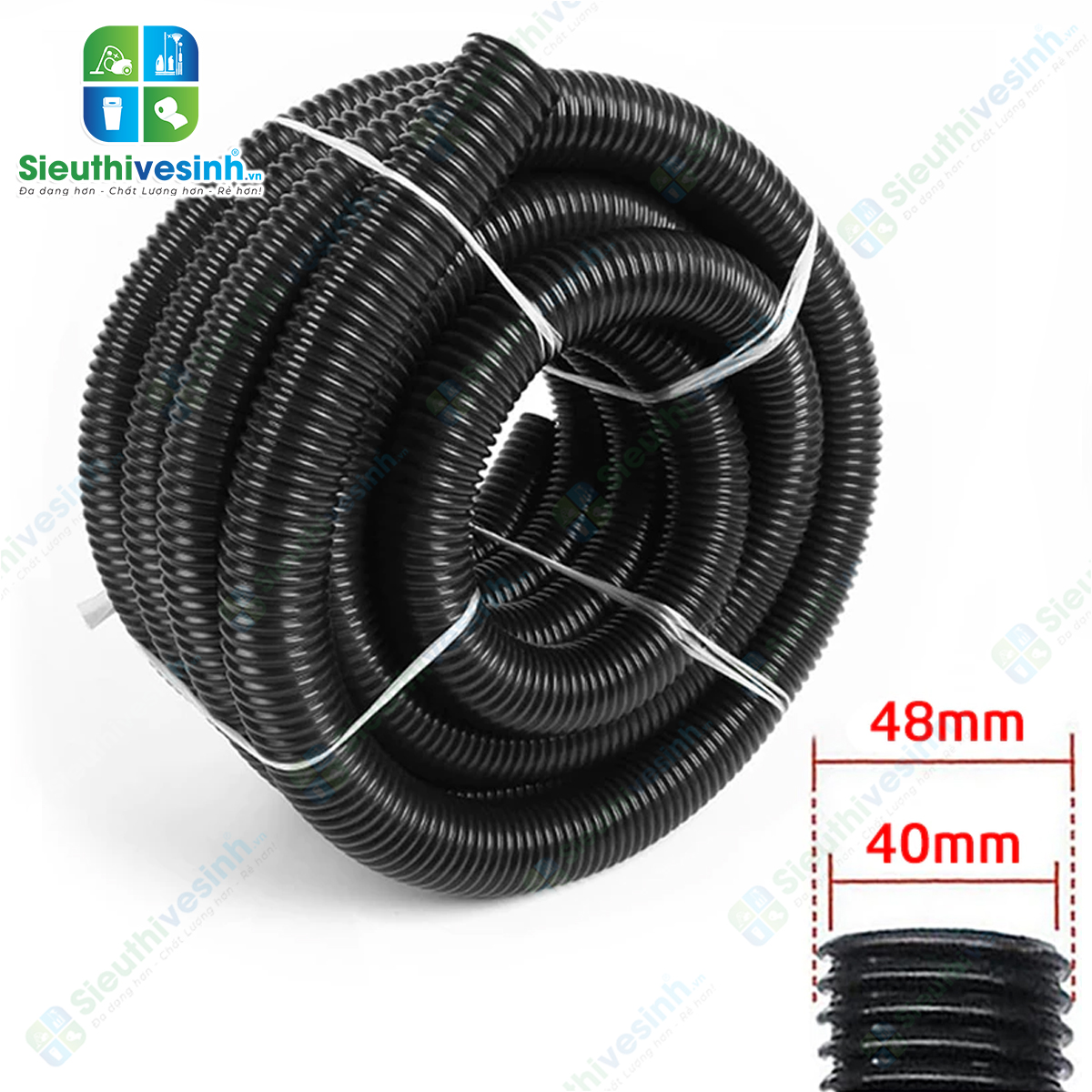 Ống mềm máy hút bụi 30L,70L,80L,90L (không kèm đầu nối