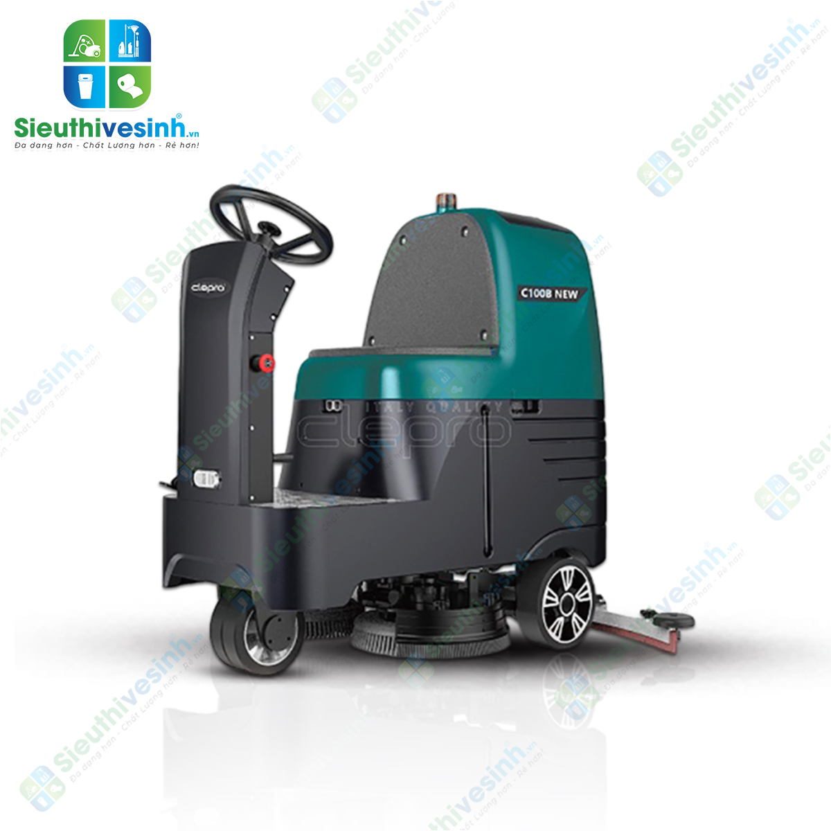 Máy chà sàn công nghiệp ngồi lái CLEPRO C100B New