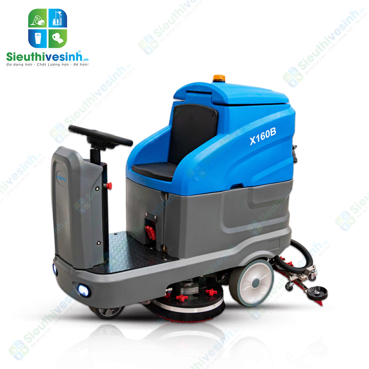 máy chà sàn ngồi lái cleprox x160b