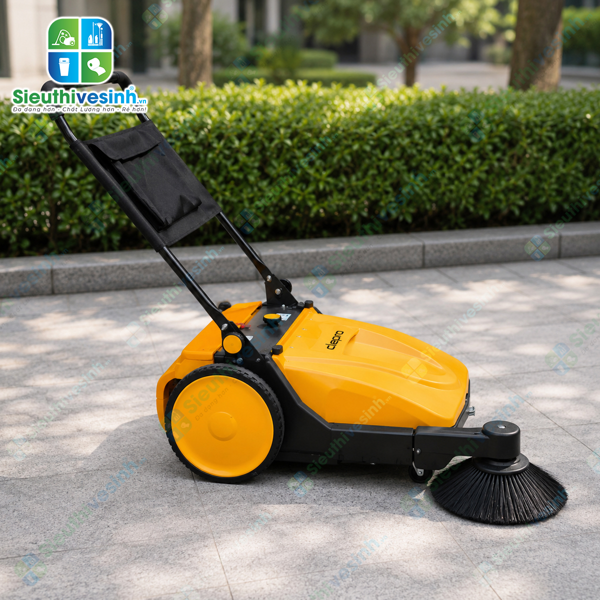 Máy quét đường đẩy tay Clepro CW-760/1