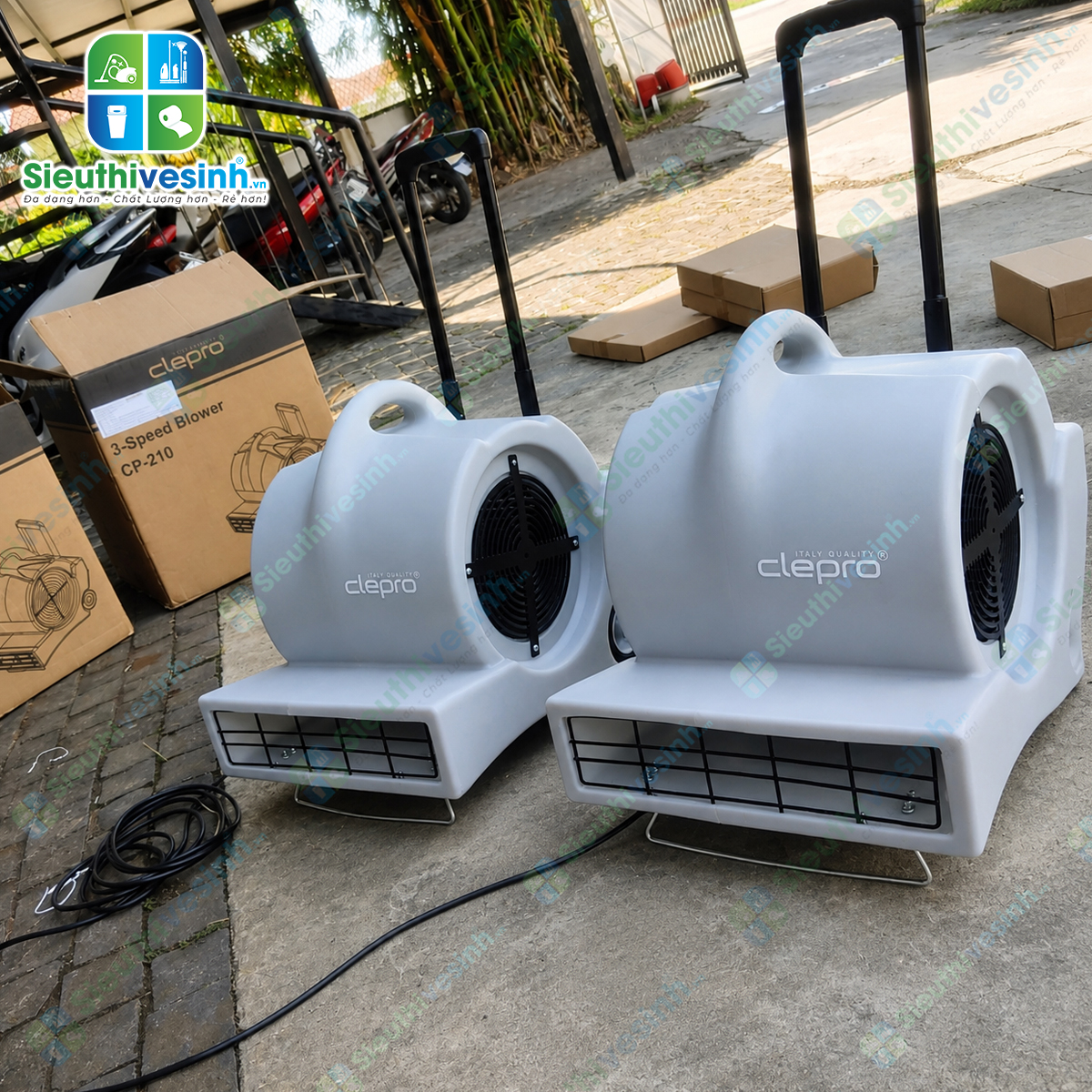 Quạt thổi thảm ba cấp độ CLEPRO CP-210