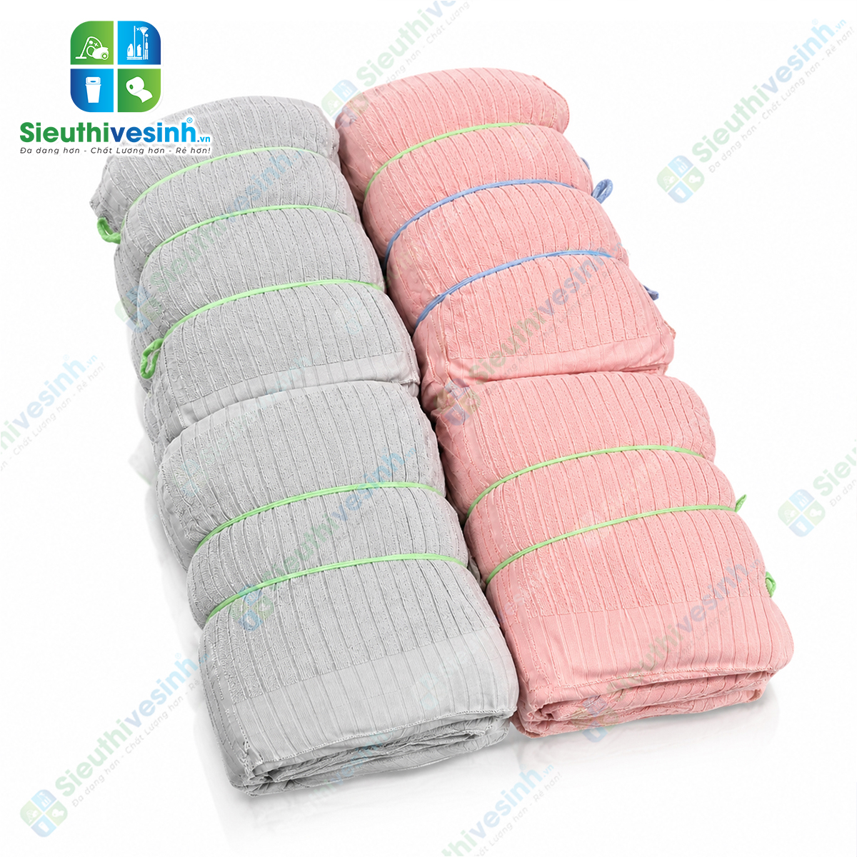Khăn lau đa năng Microfiber 40x60cm khổ lớn với khả năng thấm hút nước nhanh, không đổ lông, lau sạch hiệu quả trên nhiều bề mặt khác nh