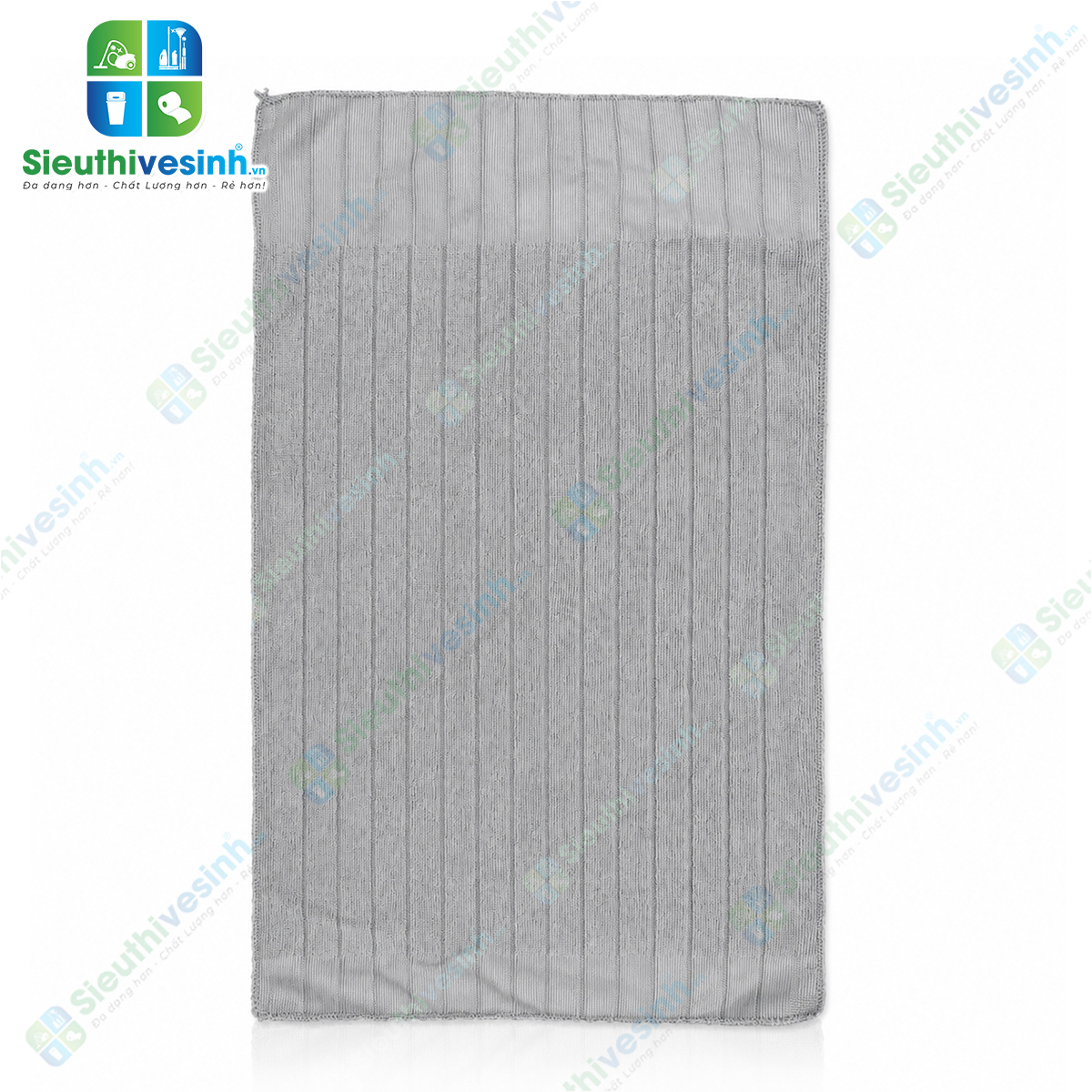 Khăn lau đa năng Microfiber 40x60cm khổ lớn với khả năng thấm hút nước nhanh, không đổ lông, lau sạch hiệu quả trên nhiều bề mặt khác nh