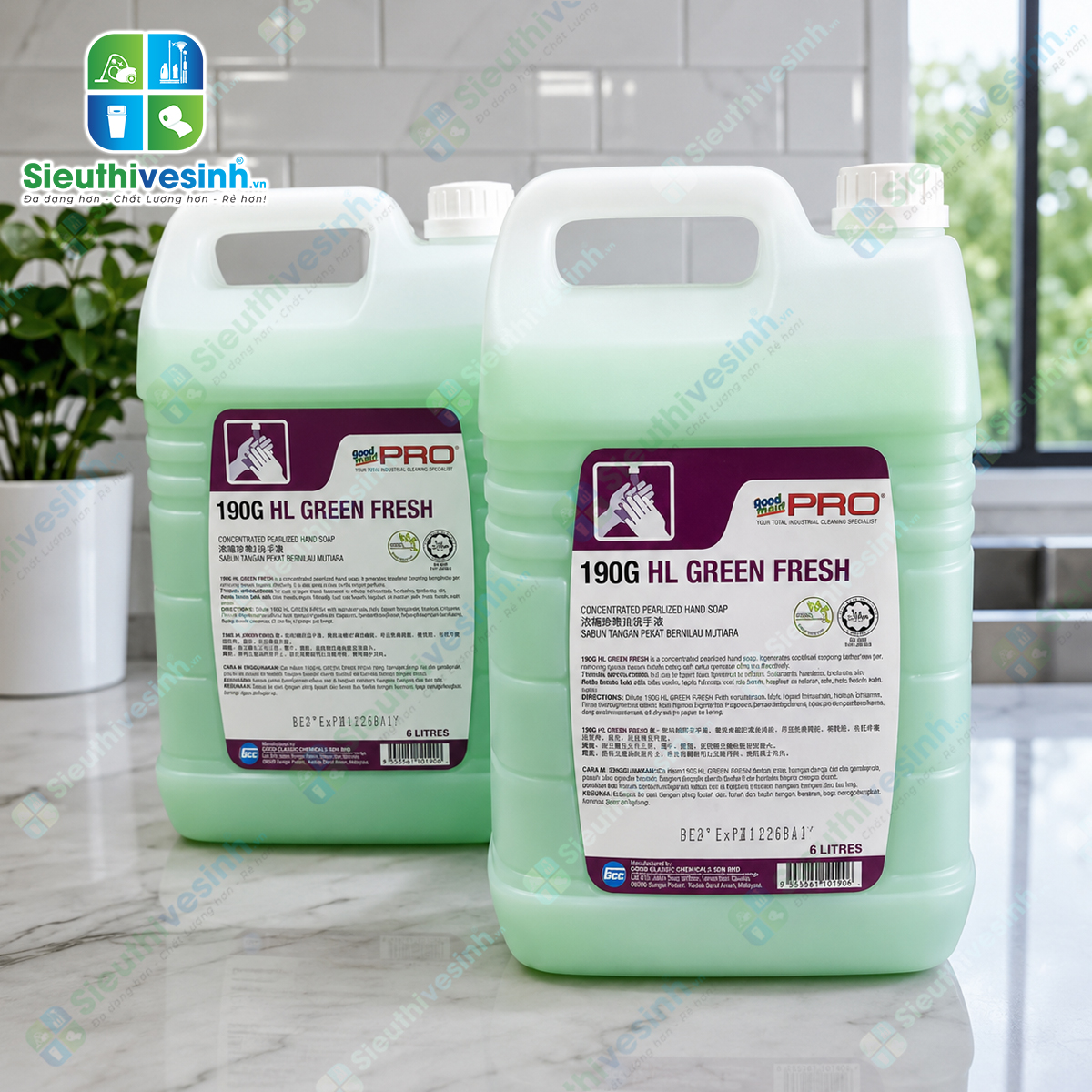 Nước rửa tay hương táo Goodmaid PRO GMP 190G HL