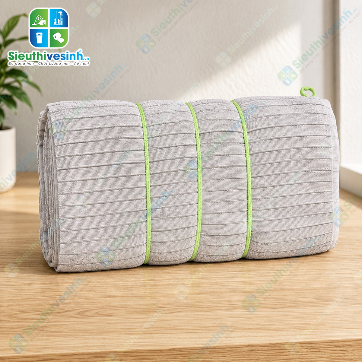 Khăn lau đa năng Microfiber 40x60cm khổ lớn với khả năng thấm hút nước nhanh, không đổ lông, lau sạch hiệu quả trên nhiều bề mặt khác nh