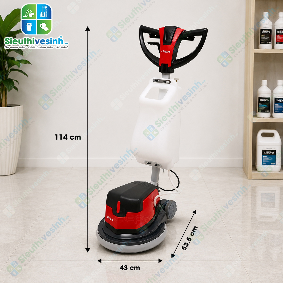 Máy chà sàn - thảm công nghiệp CLEPRO CS17R