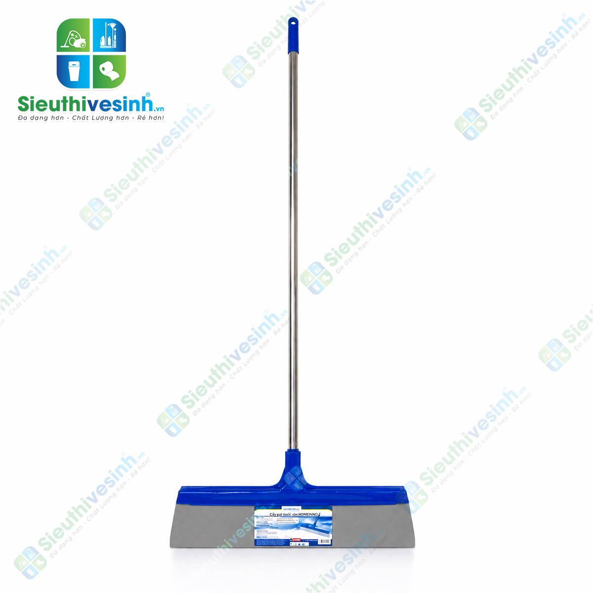 Cây gạt nước sàn Homeinno giúp gạt nhanh nước bẩn và nước đọng, hỗ trợ làm khô sàn hiệu quả