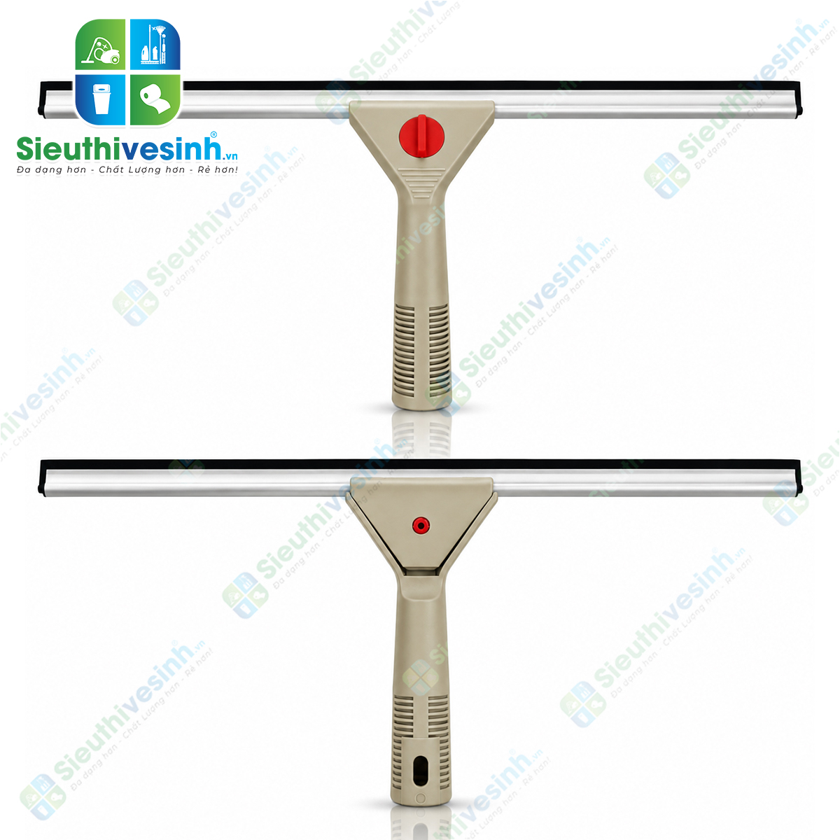 Cây gạt kính 35cm màu xám, dụng cụ gạt nước trên cửa kính, vách kính và kính nhà tắm.