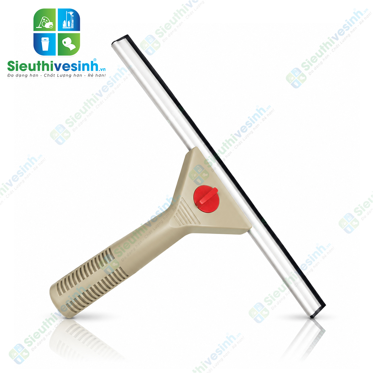 Cây gạt kính 35cm màu xám, dụng cụ gạt nước trên cửa kính, vách kính và kính nhà tắm.