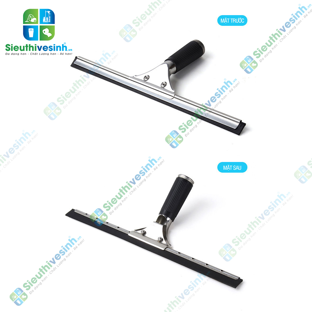 Cây gạt kính inox 35cm, dụng cụ gạt nước cửa kính, vách kính và kính nhà tắm.