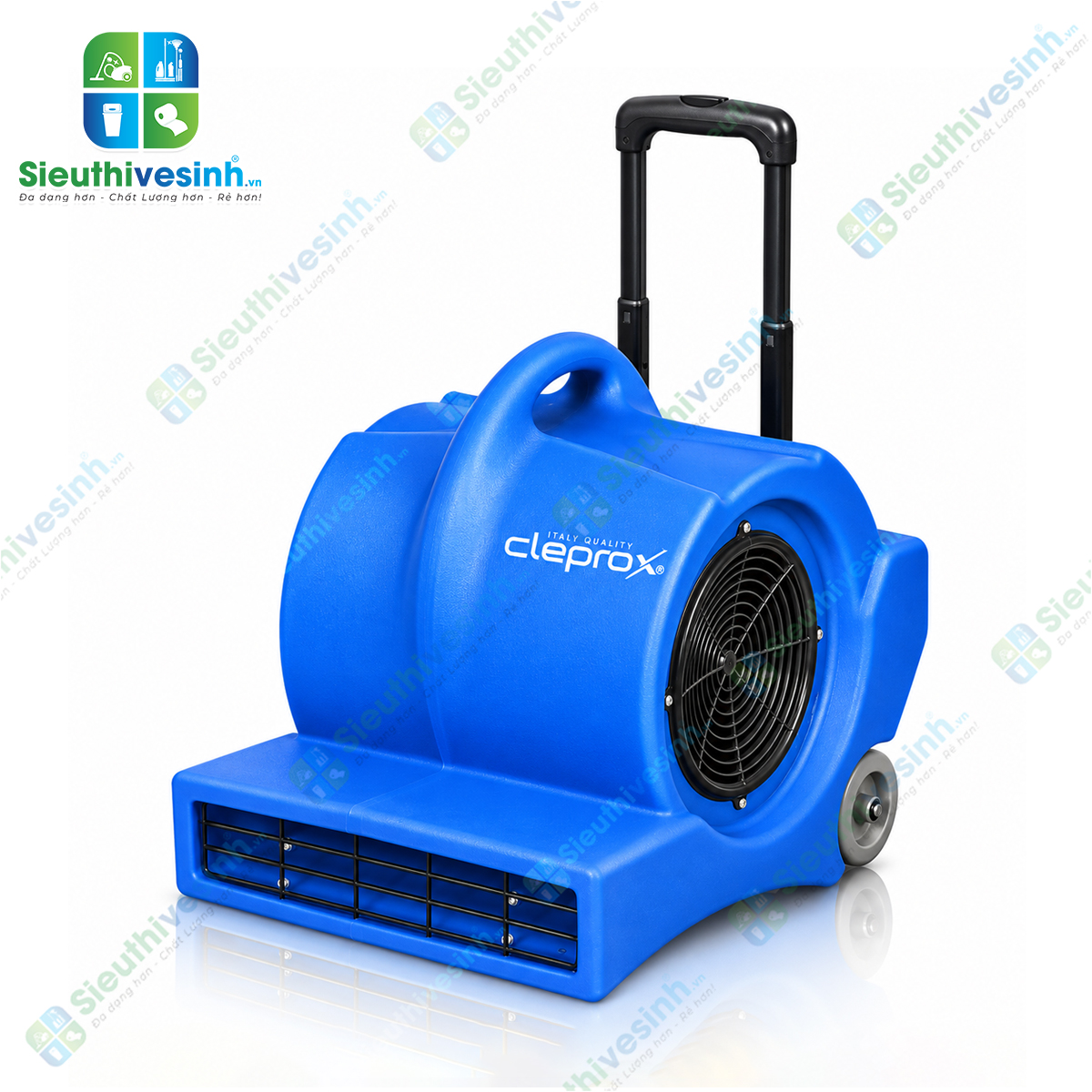 Quạt thổi thảm CleproX CX-1000 công suất 1000W, 3 cấp độ gió, hỗ trợ sấy khô thảm và sàn sau vệ sinh.